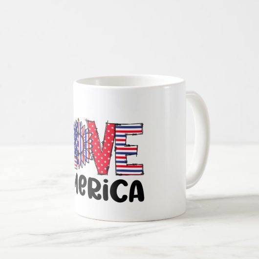 Liebe Merica Kaffeetasse (VorderseiteRechts)