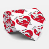 Liebe Merlequin Great Dane UC Krawatte (Gerollt)
