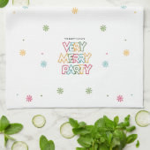 Liebe Merry & Bright Party Geschirrtuch (Gefaltet)