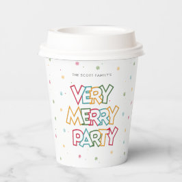 Liebe Merry & Bright Party Pappbecher