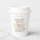 Liebe Merry & Bright Party Pappbecher (Vorderseite)