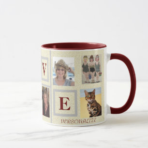 LIEBE MESSAGE EASY FILM 8 FOTOKOLLAGE TASSE
