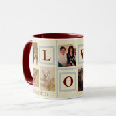 LIEBE MESSAGE EASY FILM 8 FOTOKOLLAGE TASSE (Vorderseite Links)