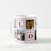 Liebe MESSAGE EASY FILMFOTO COLLAGE Kaffeetasse (Vorderseite Links)