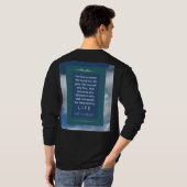 Liebe Message - John 3-16 - Long Sleeve Black - T-Shirt (Schwarz voll)