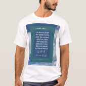 Liebe Message - John 3-16 - Short Sleeve White T-Shirt (Vorderseite)