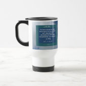 Liebe Message - John 3-16 - White Travel Mug Reisebecher (Links)