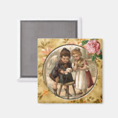 Liebe Messenger Vintage Viktorianische Benutzerdef Magnet (Vorderseite/Rückseite)