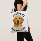 Liebe mich einfach. Ohne Bedingungen Tasche (Von Nahem)
