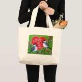 "Liebe MICH...MICH..Mich" Jumbo Stoffbeutel (Vorderseite (Produkt))