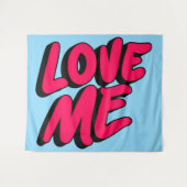 Liebe mich wandteppich (Vorderseite (Horizontal))