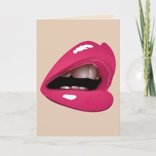 LIEBE MICH, WIE DU EINE ROMANTISCHE KARTE FÜR IHN  (Vorderseite)