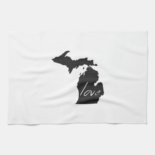 Liebe Michigan Handtuch (Horizontal)