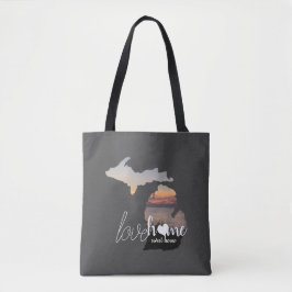 Liebe Michigan Zuhause Sweet Zuhause Tasche