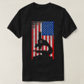 Liebe Microscope Microscopy Geschenk Science Ameri T-Shirt (Design vorne)