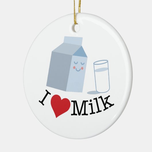 Liebe-Milch Keramikornament (Links)
