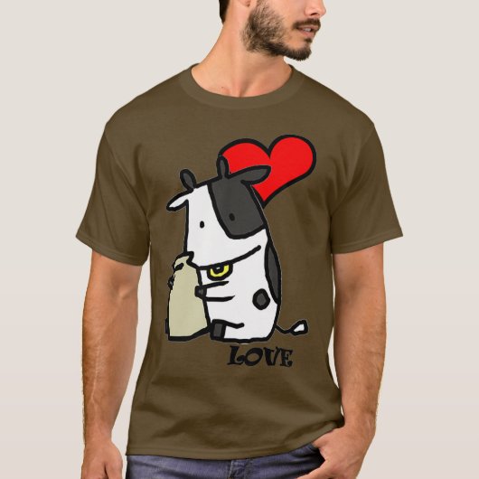 Liebe Milchkühe T-Shirt (Vorderseite)