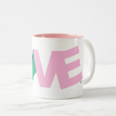 Liebe Min Button Tasse (VorderseiteRechts)