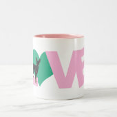 Liebe Min Button Tasse (Mittel)