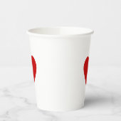 Liebe Minimalistisch Modernes Valentine Pappbecher (Links)