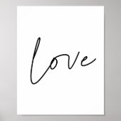 Liebe minimalistisch poster (Vorne)