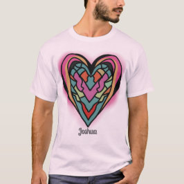 Liebe Minimalistische Zuneigung | gebrochen T-Shirt