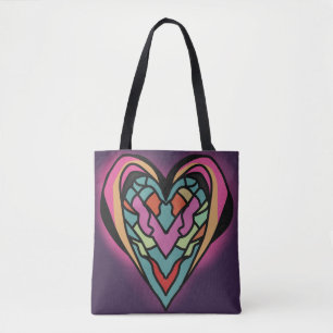 Liebe Minimalistische Zuneigung   gebrochen Tasche