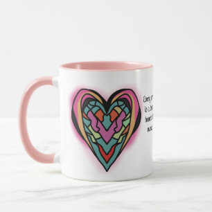 Liebe Minimalistische Zuneigung   Gebrochen Tasse