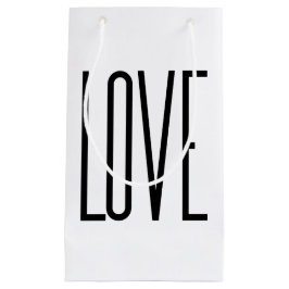 Liebe - Minimalistischer Entwurf Kleine Geschenktüte