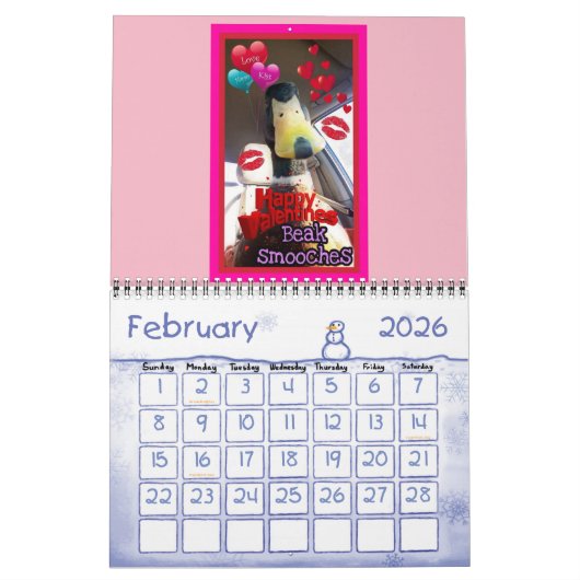 Liebe mir einige Nibbles 2019 Kalender (Feb 2026)