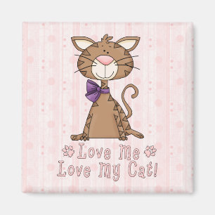 Liebe mir, Liebe meine Katze Magnet