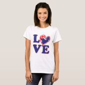 LIEBE mit Australien-Herz T-Shirt (Vorne ganz)