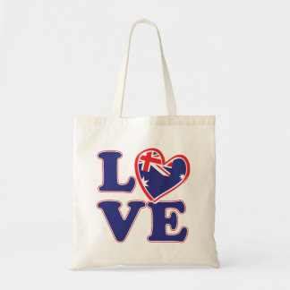 LIEBE mit Australien-Herz Tragetasche