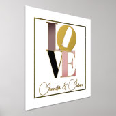 Liebe mit benutzerdefiniertem Text Foliendrucke (Ablage )