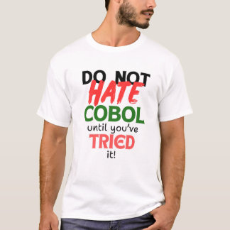 Liebe mit Cobol-Programmiersprache T-Shirt