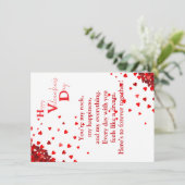 Liebe mit Dankbarkeit Karte (Stehend Vorderseite)