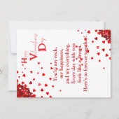 Liebe mit Dankbarkeit Karte (Vorderseite)