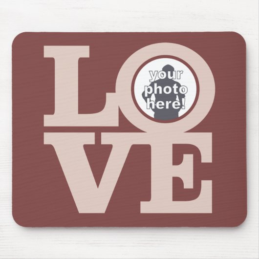 LIEBE mit dem benutzerdefinierten Mousepad IHRES F (Vorne)