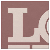 LIEBE mit dem eigenen FOTO Stoff (Nahaufnahme)