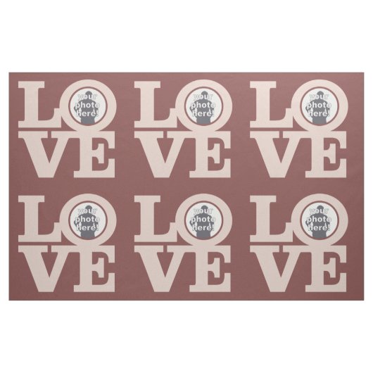LIEBE mit dem eigenen FOTO Stoff (Fat Quarter (45,7 x 55,9 cm))