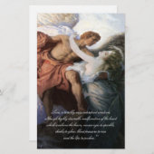 Liebe mit dem Engel Briefpapier (Vorne/Hinten)