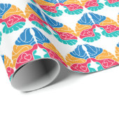 Liebe mit dem Gehirn Geschenkpapier (Rolleneckpunkt)