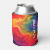 Liebe mit der Pride Digital Art Dosenkühler (Kanne Vorderseite)