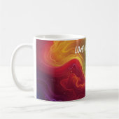 Liebe mit der Pride Digital Art Kaffeetasse (Links)