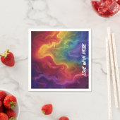 Liebe mit der Pride Digital Art Serviette (Beispiel)
