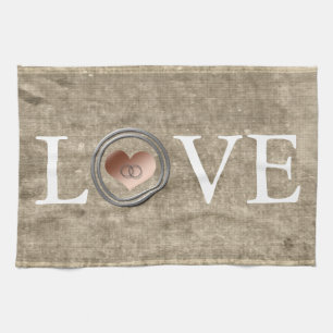 Liebe mit diesem Ring von Shirley Taylor Handtuch
