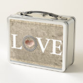 Liebe mit diesem Ring von Shirley Taylor Metall Brotdose (Rückseite)