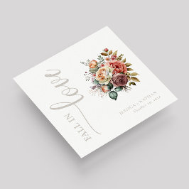 Liebe mit diesen individuell anpassbaren Hochzeite Serviette