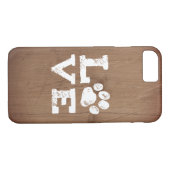 Liebe mit Dog Paw Print Case-Mate iPhone Hülle (Rückseite (Horizontal))
