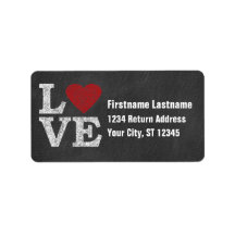 Liebe mit einem hellen roten Herz - Skihütte